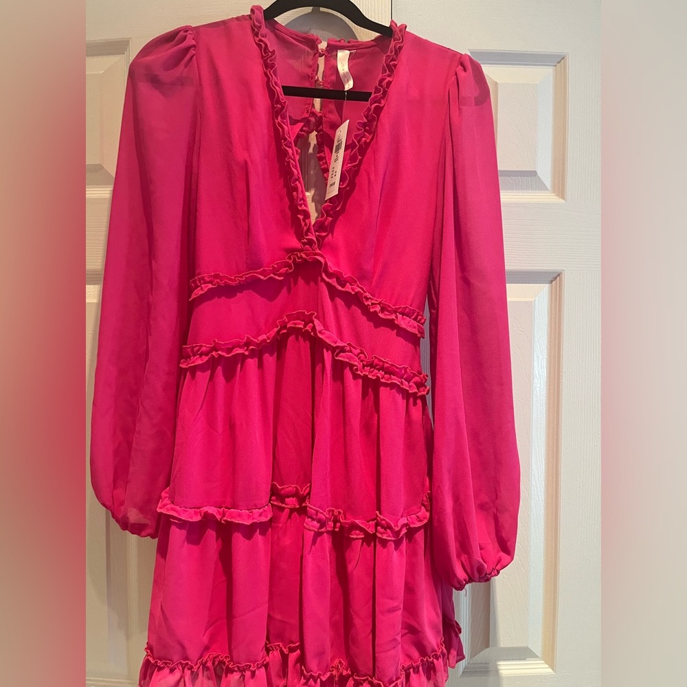 Pink dress from Honey. Brand new with tags. Just bought a week ago.